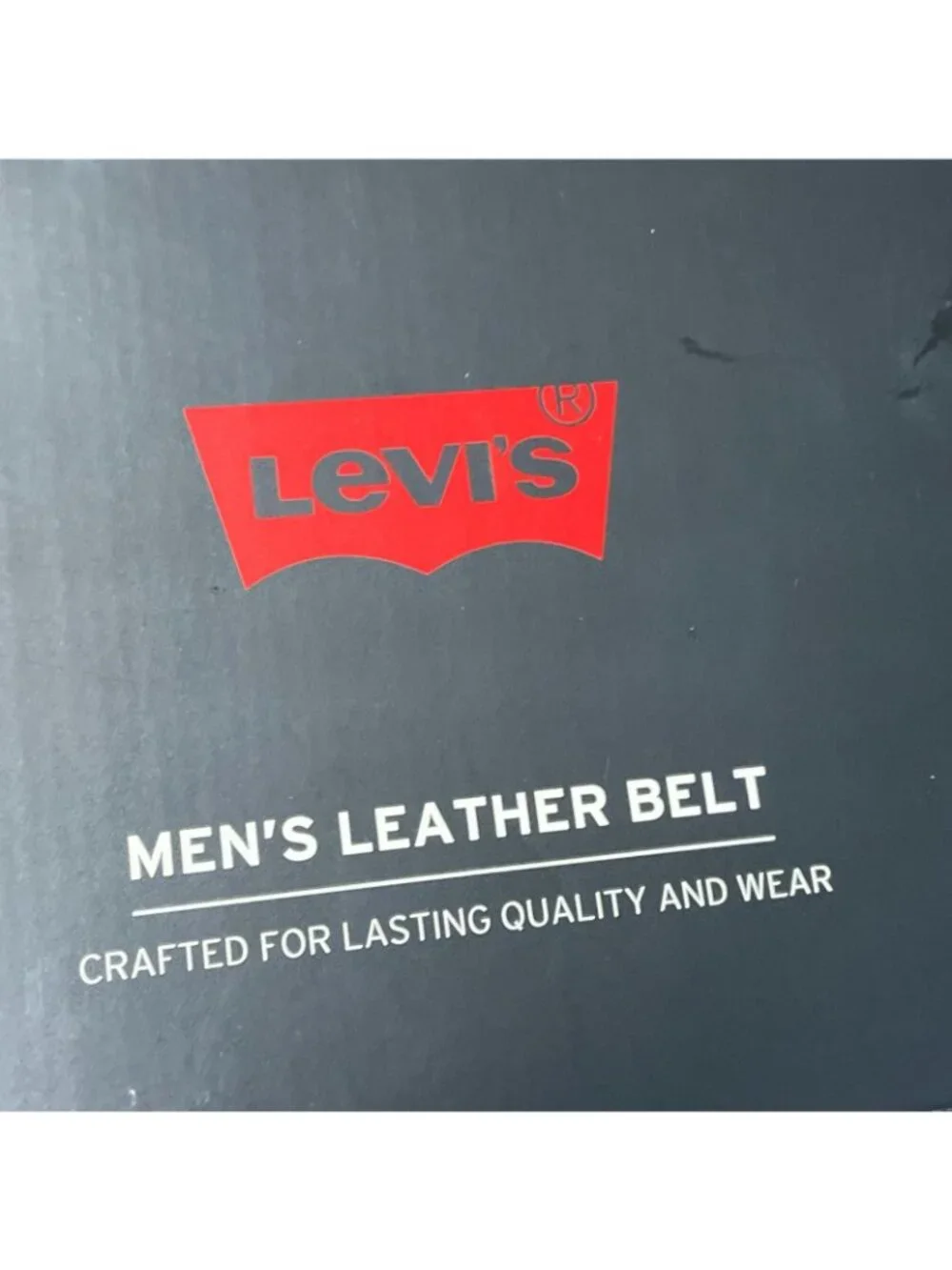 Levi's Men's Size M 34-36 Leather Belt Brown Durable Classic Design e1652